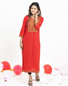 Ladies Kurties -3/4 Sleeve WK-5
